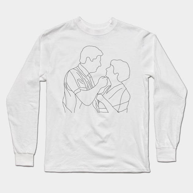 Bren and Tony, dinnerladies Long Sleeve T-Shirt by alteredillusion